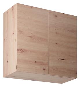 Horní kuchyňská skříňka VALEN - šířka 80 cm, dub artisan