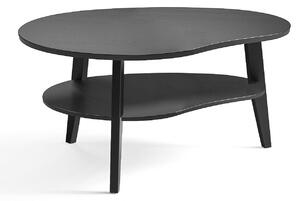 AJ Produkty Konferenční stolek HOLLY, 1000x800 mm, černý