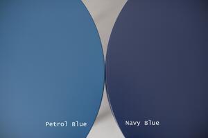 Ragaba Odkládací stolek Iram, 45x45x61 cm, námořní modrá/přírodní