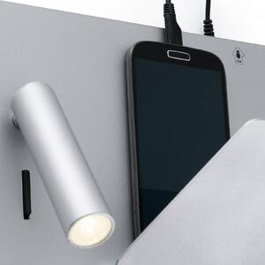 LED nástěnné světlo Suau s USB nabíječkou