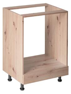 Kuchyňská skříňka pro vestavnou troubu VALEN - šířka 60 cm, dub artisan