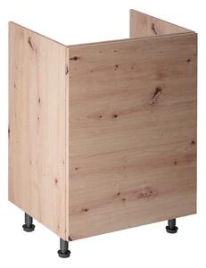 Jednodveřová dřezová skříňka VALEN - šířka 60 cm, dub artisan