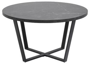 Actona Černý konferenční stolek Lumley, 77x77x44 cm
