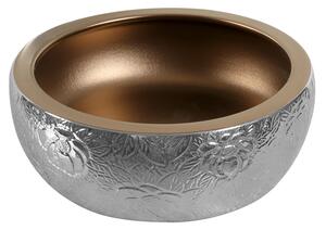 Novoterm Keramické umyvadlo na desku NV-KR-124 chrom/bronz