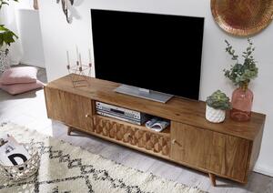 MOSAIC TV stolek 120x48 cm, akácie