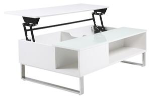 Actona Bílý konferenční stolek Fors, 110x60x35 cm