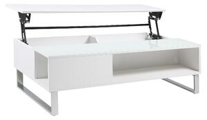 Actona Bílý konferenční stolek Fors, 110x60x35 cm