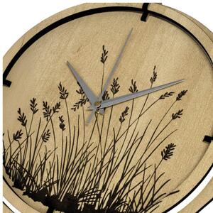 Dřevěné nástěnné hodiny javor - tichý chod, přírodní design | SENTOP HDF0587-MAPLE