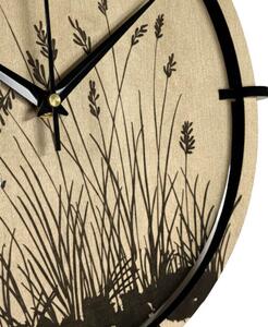 Dřevěné nástěnné hodiny javor - tichý chod, přírodní design | SENTOP HDF0587-MAPLE