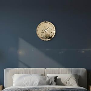 Dřevěné nástěnné hodiny javor - tichý chod, přírodní design | SENTOP HDF0587-MAPLE