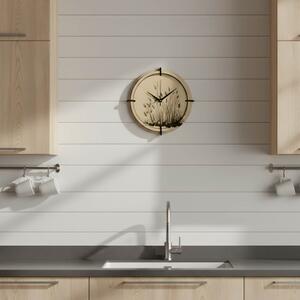 Dřevěné nástěnné hodiny javor - tichý chod, přírodní design | SENTOP HDF0587-MAPLE