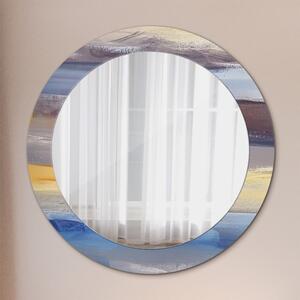 Kulaté zrcadlo rám s potiskem Abstraktní obrázek