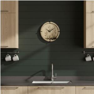 Dřevěné nástěnné hodiny javor - tichý chod, přírodní design | SENTOP HDF0587-MAPLE
