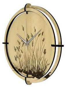 Dřevěné nástěnné hodiny javor - tichý chod, přírodní design | SENTOP HDF0587-MAPLE