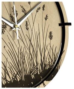 Dřevěné nástěnné hodiny javor - tichý chod, přírodní design | SENTOP HDF0587-MAPLE