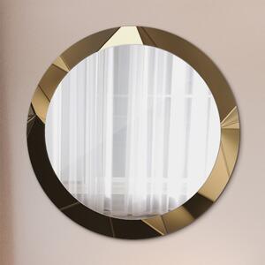 Kulaté zrcadlo rám s potiskem Moderní abstrakce