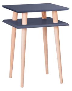 Ragaba Odkládací stolek Verkel, 43x43x61 cm, grafitová/přírodní