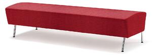 AJ Produkty Taburet ALEX, délka 1800 mm, tkanina Medley, červená