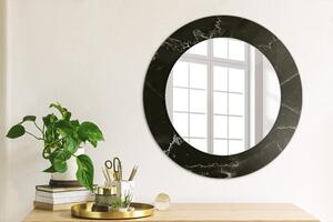 Kulaté dekorační zrcadlo Mramorový kámen