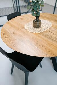 Wuders Jídelní stůl Fudži Odstín kovu: Černý matný práškový lak - 9005 FS