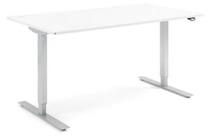 AJ Produkty Výškově nastavitelný stůl FLEXUS, 1600x800 mm, bílá