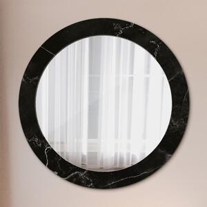 Kulaté dekorační zrcadlo Mramorový kámen
