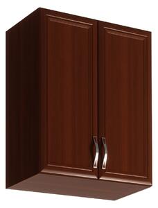 Horní kuchyňská skříňka SILVARA - šířka 60 cm, ořech