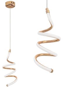 Toolight Toolight, LED závěsné stropní svítidlo, 12W, 3000K, LHJ096-1CP, růžové zlato, OSW-50041