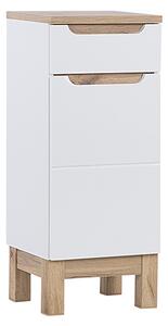 Koupelnová sestava BALI WHITE LAVA s košem na prádlo 80cm