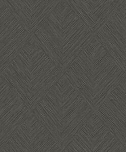 Vliesová tapeta na zeď, hnědá, geometrická, PW3009, Precious Weaves, Grandeco