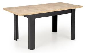HALMAR Jídelní rozkládací stůl Bagio 120/160 cm dub artisan/černý