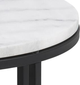 Actona Mramorový odkládací stolek Corlu, 55x55x46 cm