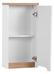 Koupelnová sestava BALI WHITE LAVA s košem na prádlo 80cm