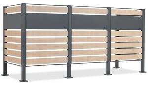 Skříň pro 3 odpadkové koše 120l nebo 240l Breda CoverTech