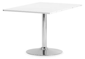 AJ Produkty Jednací stůl FLEXUS, rozšiřující díl, 1200x800 mm, bílá, chrom