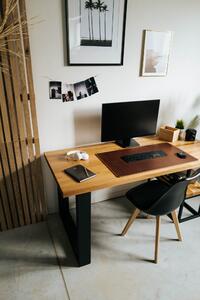 Wuders Pracovní stůl Harvard Velikost: 2200 x 700 mm, Odstín kovu: Černý matný práškový lak - 9005 FS 2200 x 700 mm