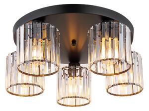 Toolight Stropní osvětlení Modern D74 EBT023-5C černá