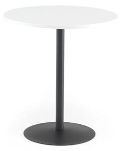AJ Produkty Kavárenský stolek ASTRID, Ø700 mm, bílá/černá