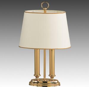 Exkluzivní stolní lampa Queen mini, mosaz