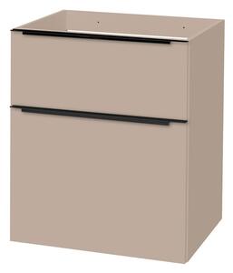 Mereo Mereo, Mailo, koupelnová skříňka 61 cm, bílá, dub, antracit, CN550SB