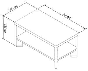 Wuders Konferenční stolek Colin Odstín kovu: Černý matný práškový lak - 9005 FS