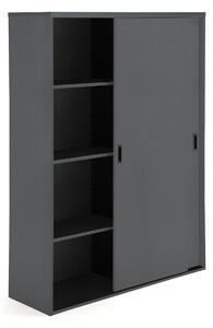 AJ Produkty Skříň s posuvnými dveřmi MODULUS XL, výška 1600 mm, černá