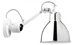DCW éditions Lampe Gras N°304 E14 nástěnné svítidlo BíláChromováOvál