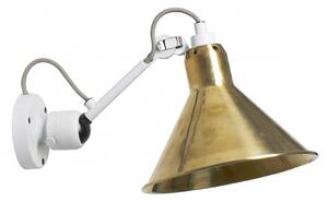 DCW éditions Lampe Gras N°304 E14 nástěnné svítidlo BíláMosazKužel