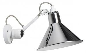 DCW éditions Lampe Gras N°304 E14 nástěnné svítidlo BíláChromováKužel