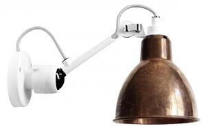 DCW éditions Lampe Gras N°304 E14 nástěnné svítidlo BíláSurová měďOvál