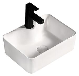BPS-koupelny Keramické umyvadlo na desku HYD-EE-WH-480 48x37 cm, bílé