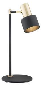 Argon 4257 - Stolní lampa DORIA 1xE27/15W/230V černá/mosaz AR4257