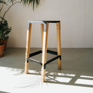 Wuders Barová židle Joe Odstín kovu: Černý matný práškový lak - 9005 FS