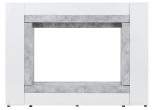 Szynaka Obývací stěna Window 225 cm bílá/beton